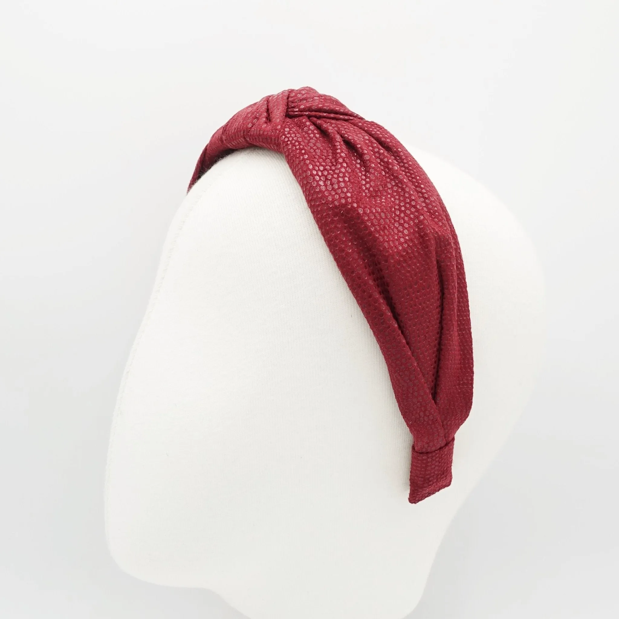 suede fabric knotted headband Fall Winter hairband women hair accessory