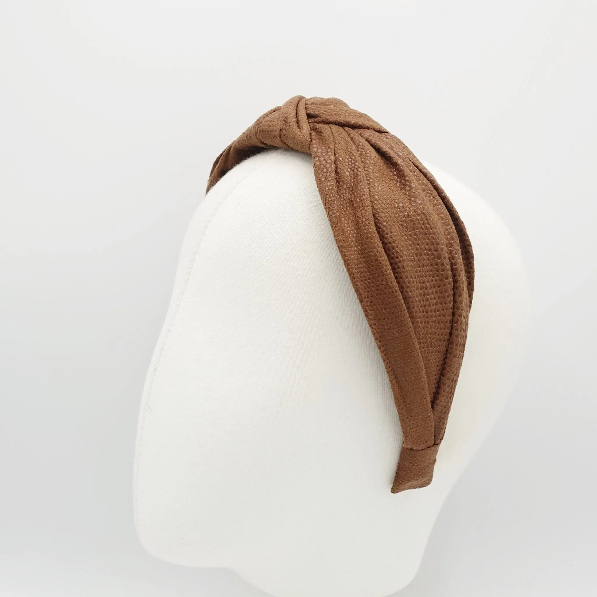 suede fabric knotted headband Fall Winter hairband women hair accessory