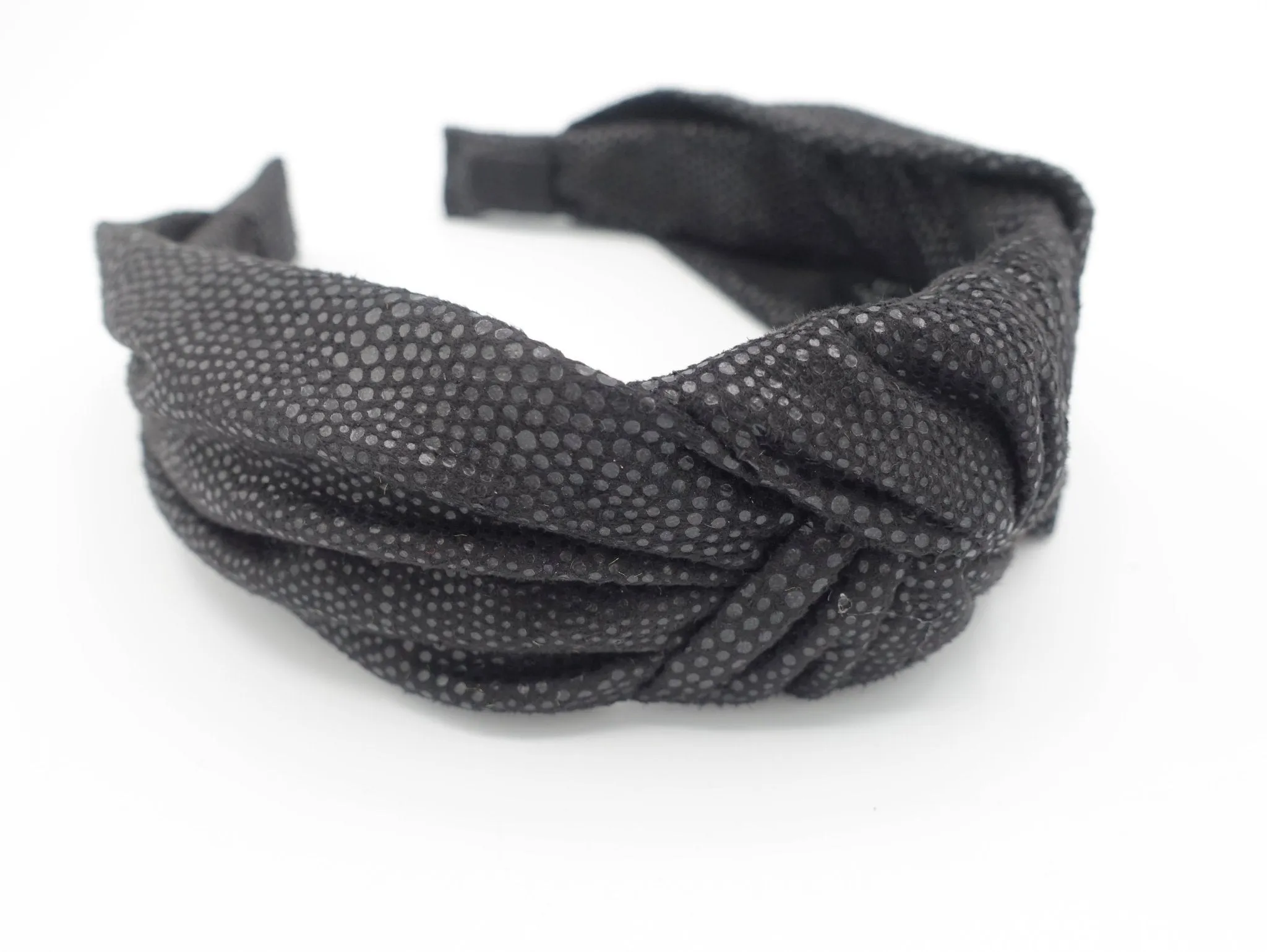 suede fabric knotted headband Fall Winter hairband women hair accessory