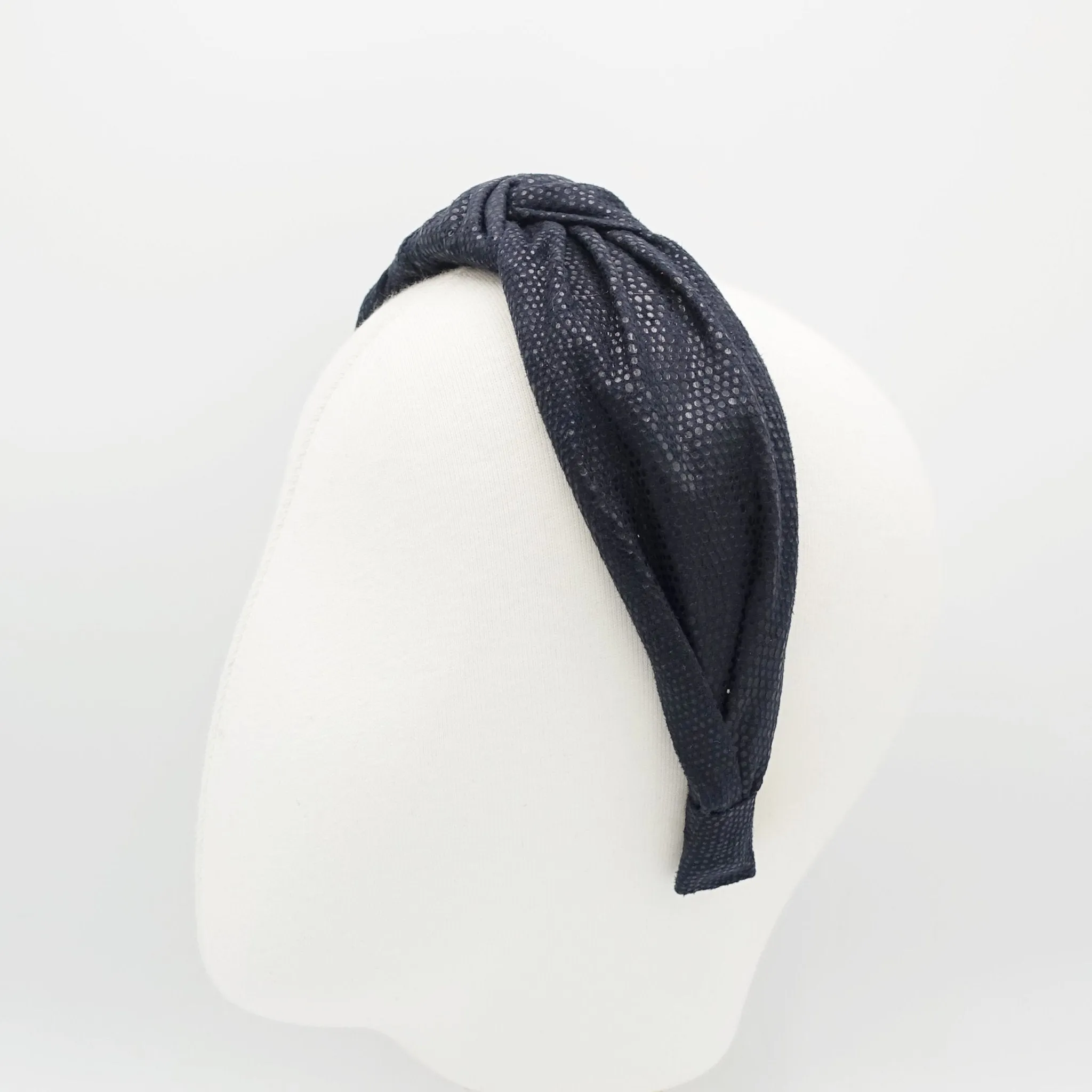 suede fabric knotted headband Fall Winter hairband women hair accessory