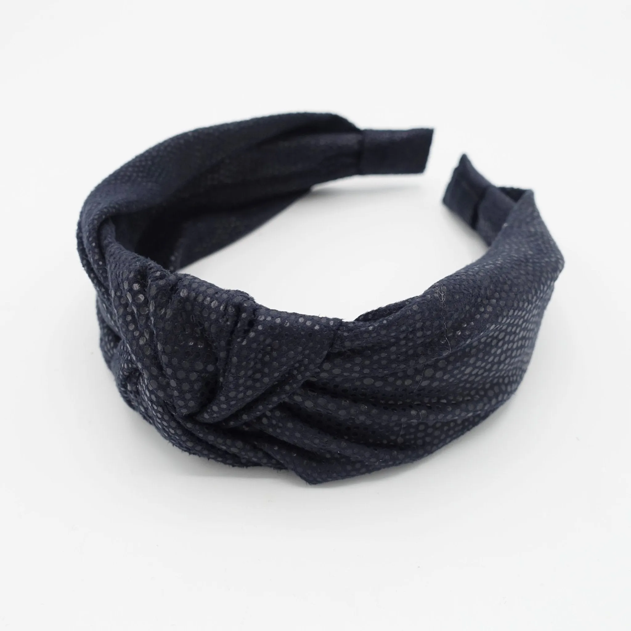 suede fabric knotted headband Fall Winter hairband women hair accessory