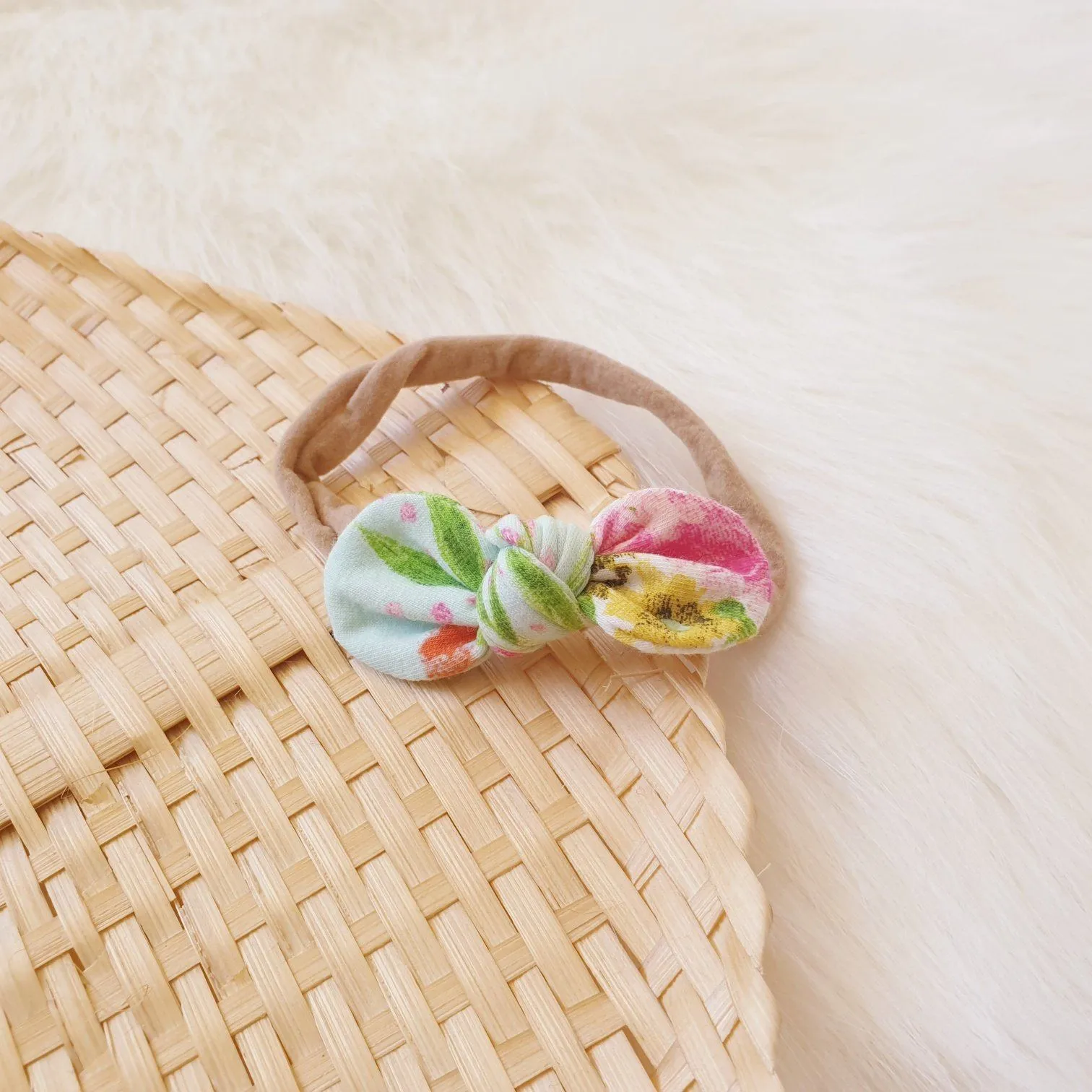 Summer Bouquet Mini Bow Headband