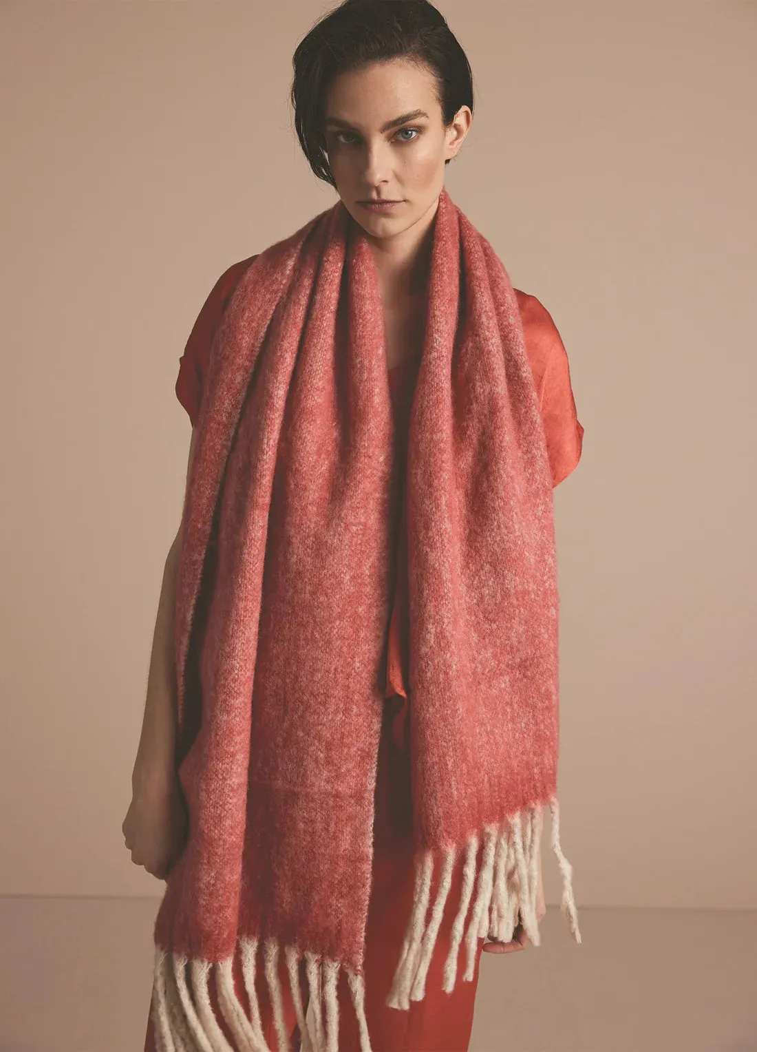 Summum Rouge Two Tone Scarf