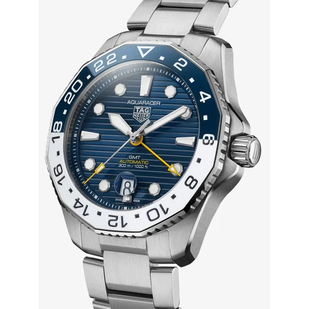 Tag Heuer Watch Automatic Aquaracer GMT 43mm Blue WBP2010.BA0632