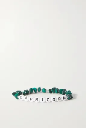 TBALANCE CRYSTALS CAPRICORN MALACHITE BRACELET