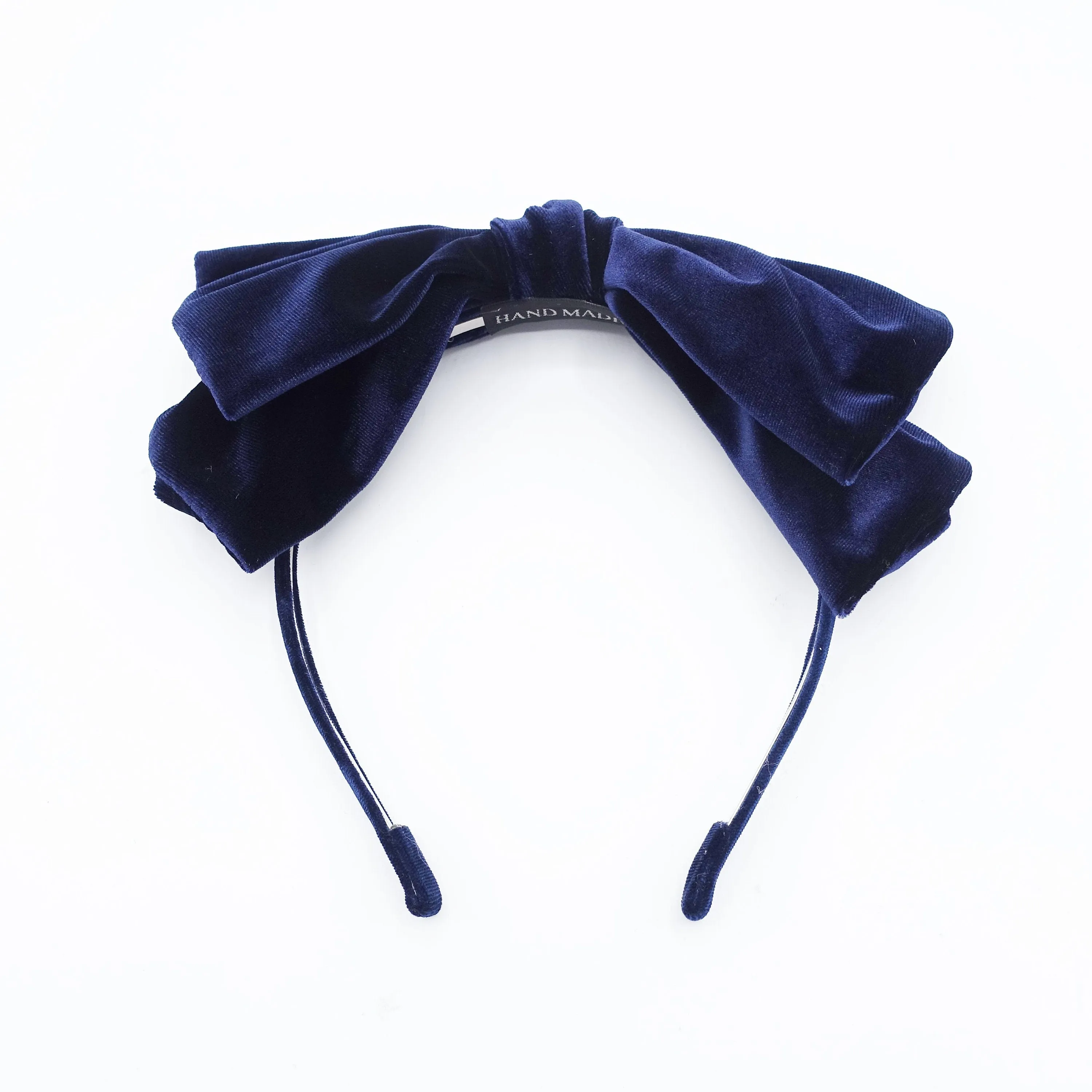 Texas velvet bow headband retro style hairband vintage women hair accessory