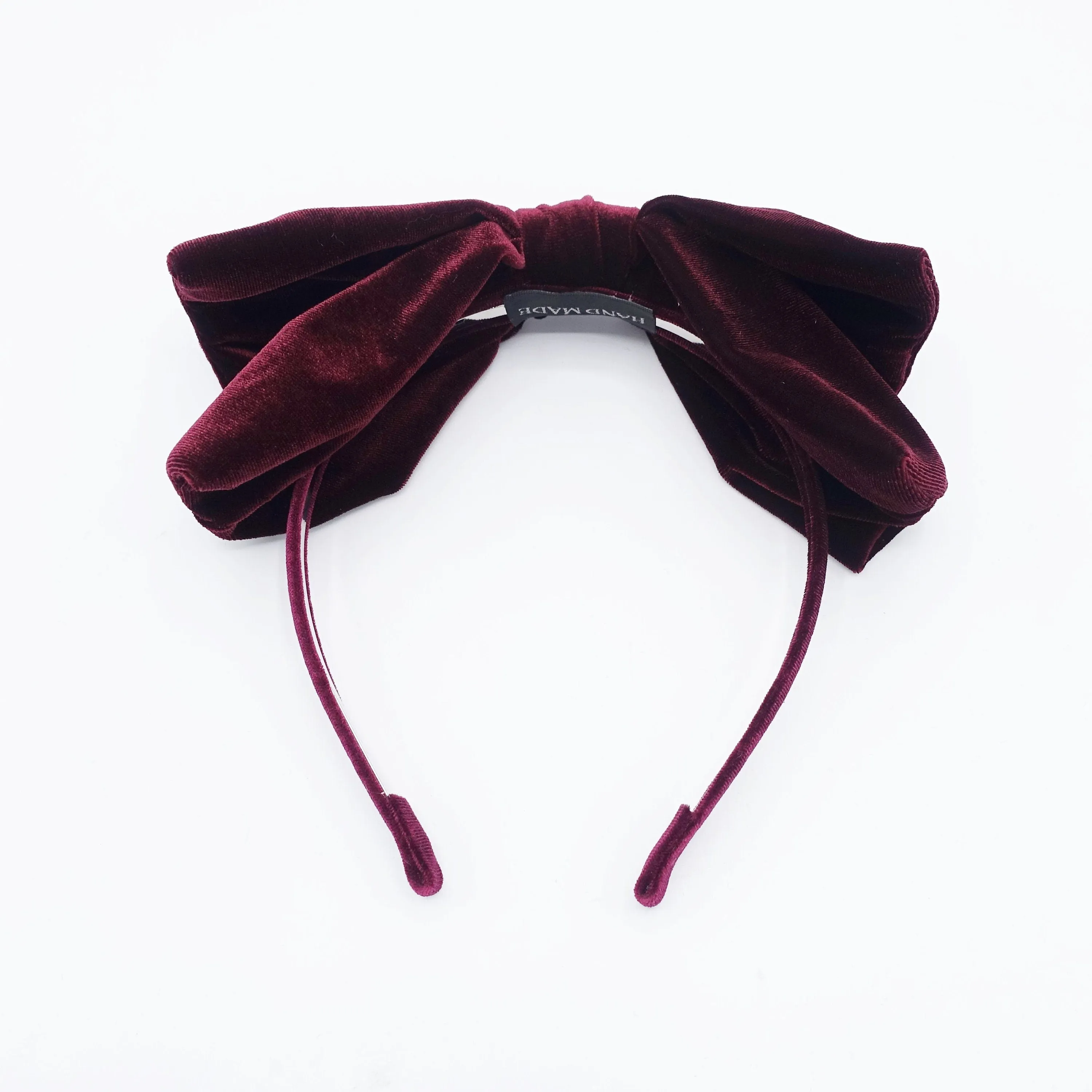 Texas velvet bow headband retro style hairband vintage women hair accessory