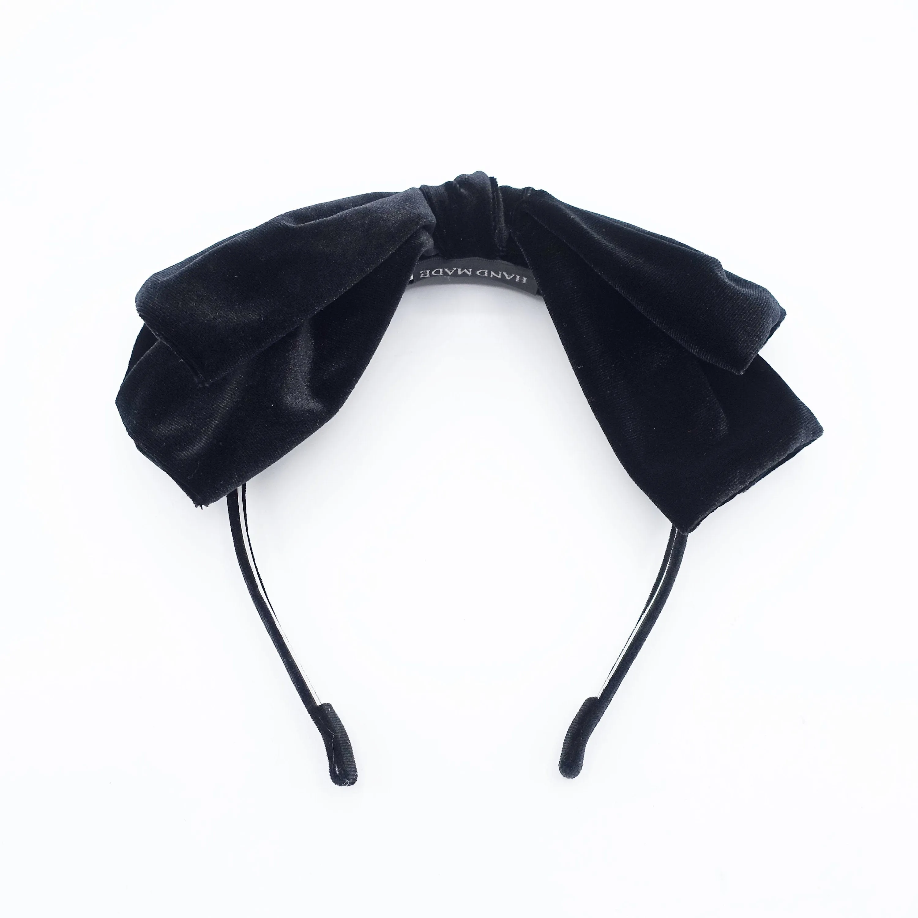 Texas velvet bow headband retro style hairband vintage women hair accessory