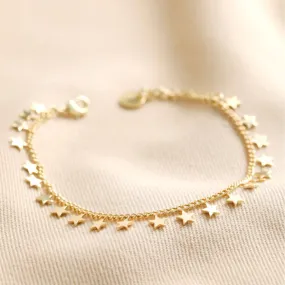 Tiny Star Charm Bracelet | Gold