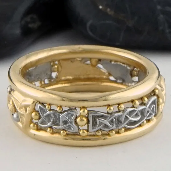 Two Tone Custom Celtic Band