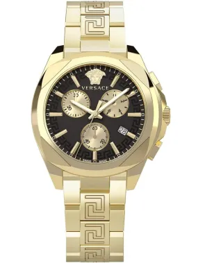 Versace Ladies Watch Chrono 40mm Gold Bracelet VE3CA0723