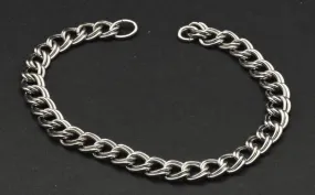 Vintage Sterling Silver Chain Link Bracelet - NO CLOSURE