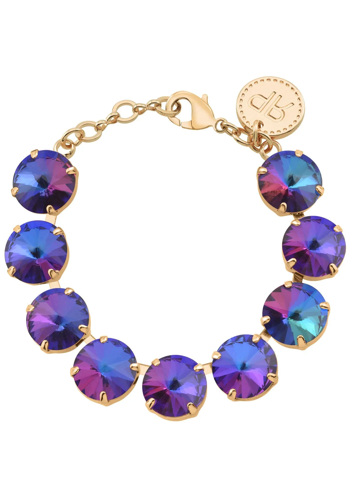 Violet Blue Rivoli Bracelet