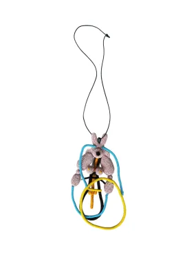 Walter Van Beirendonck Tube Bunny Necklace Light