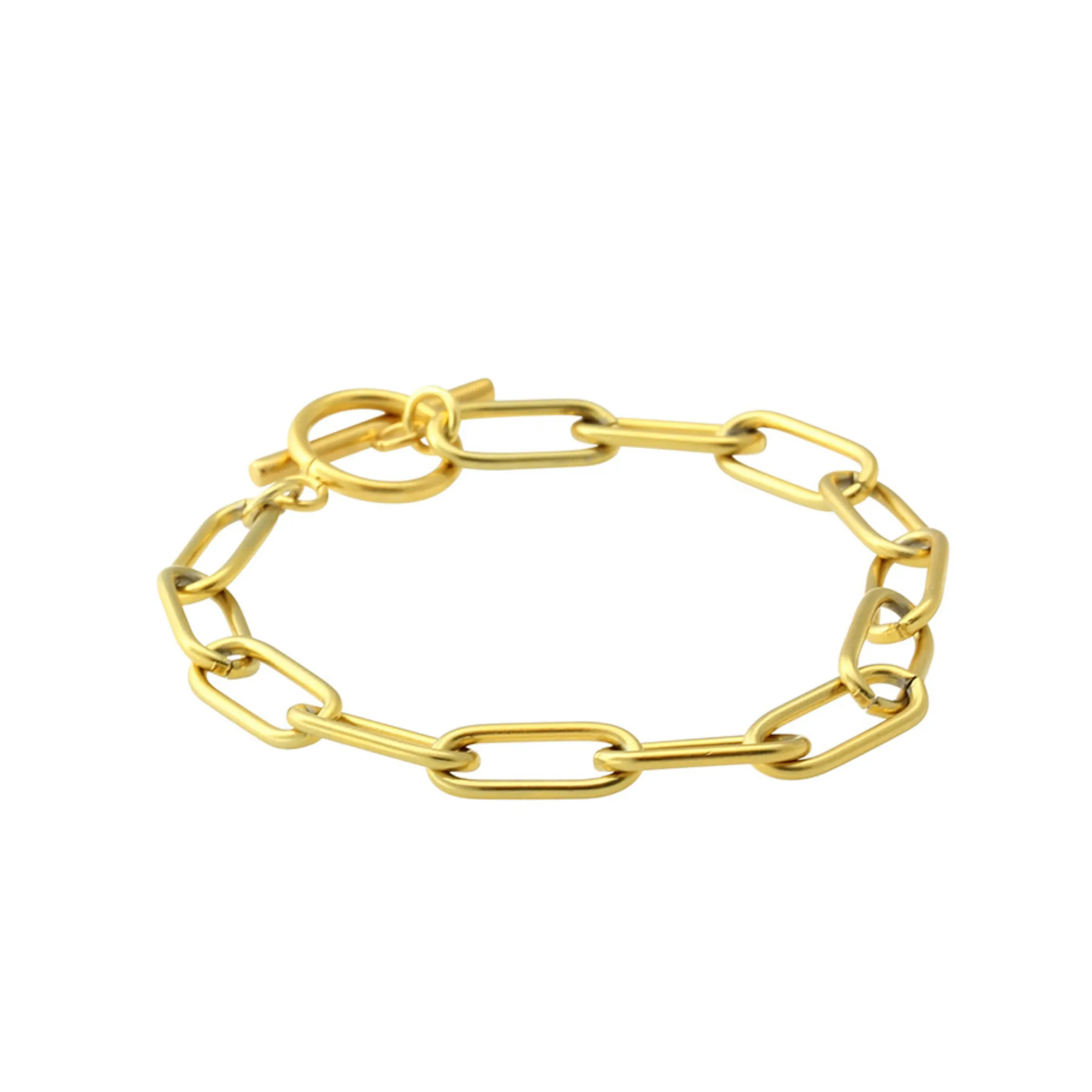 Waterproof "Imperméable” Gold Chunky Chain Bracelet