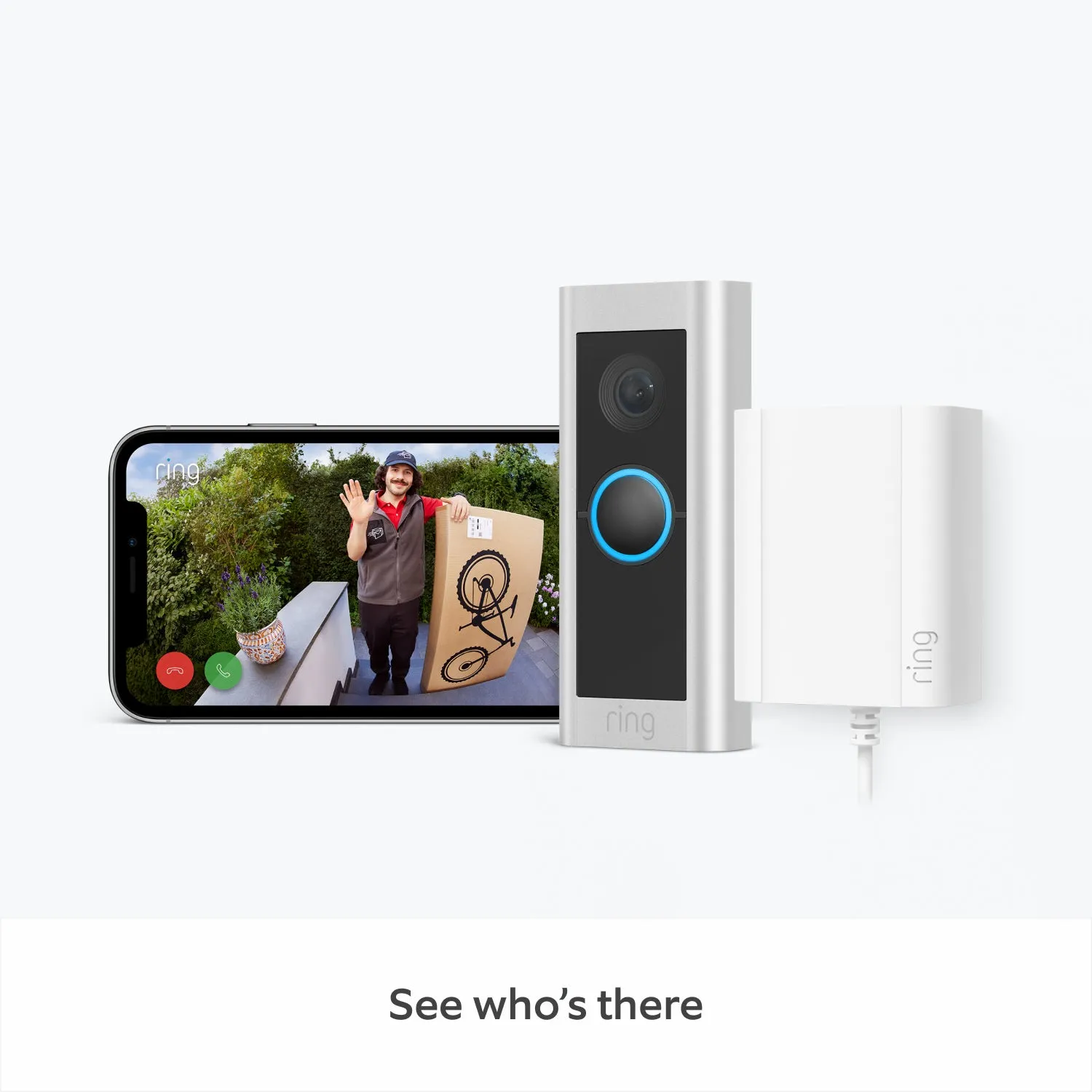 Wired Video Doorbell Pro Plug-in (Formerly Video Doorbell Pro 2 with Plug-in Adapter)